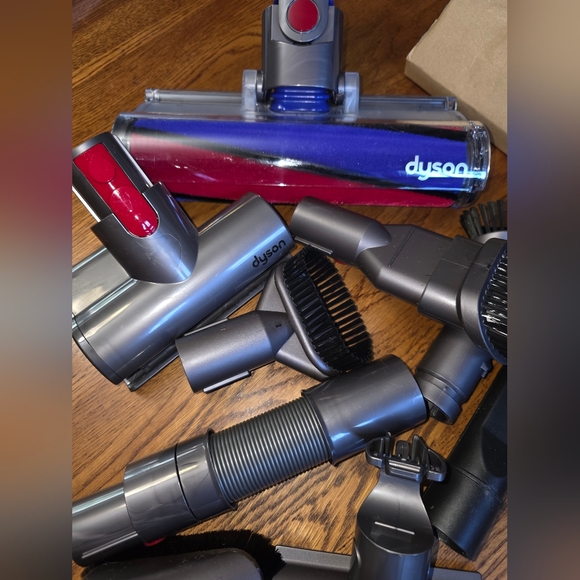 Dyson Vacuum Attachments - Gray and Red - Picture 2 of 4